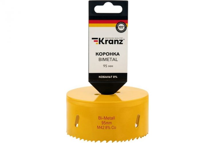 Коронка KRANZ KR-92-0242 Bimetal 95 мм