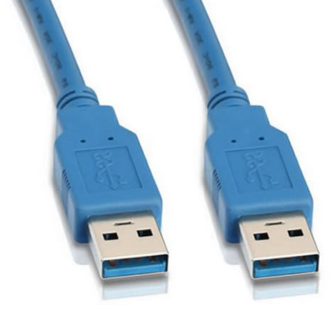 Кабель интерфейсный USB 3.0 Cablexpert AM/AM 1 м, экран, синий, пакет