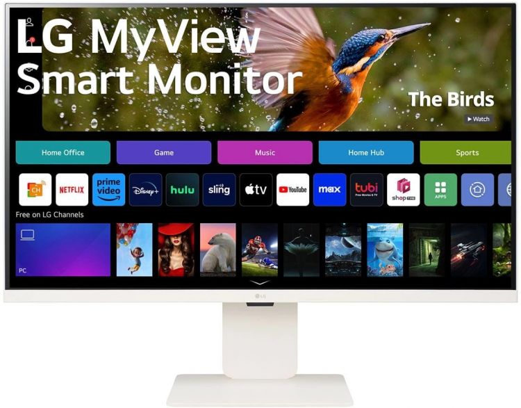 Монитор 31,5 LG MyView 32SR83U-W 3840x2160, 400cd, 178гр/178гр, IPS LED, 16:9, 60Hz, HDMI, USB, HAS