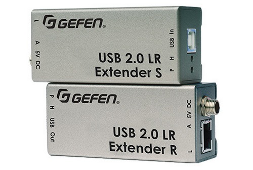 Комплект Gefen EXT-USB2.0-LR для передачи сигналов USB по витой паре 2,0 до 100 метров