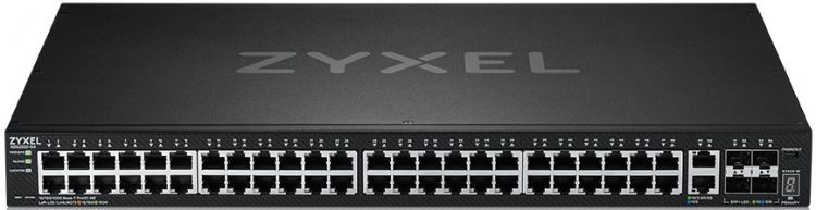 Коммутатор ZYXEL NebulaFlex Pro XGS2220-54 rack 19, 48xRJ-45: 1G, 2xRJ-45: 1/2.5/5/10G, 4xSFP+