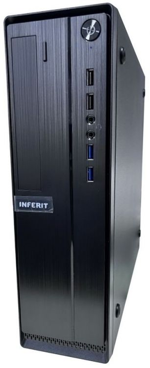 Корпус mATX Foxline FL-207-TFX230B-85-INF black, 230W, 2*USB2.0, 2*USB3.0, HD Audio