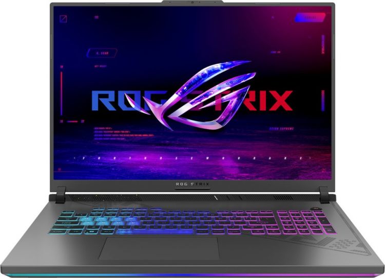   Xcom-Shop Ноутбук ASUS ROG Strix G18 G814JV-N6035 90NR0CM1-M00B80 i7-13650HX/16GB/1TB SSD/GeForce RTX4060 8GB/18 QHD+ IPS/WiFi/BT/cam/noOS/gray