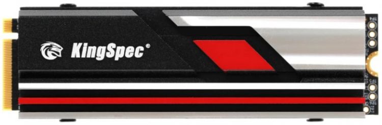 Накопитель SSD M.2 2280 KINGSPEC XG7000-512 XG7000 512GB PCI-E 4.0 x4 NVMe 1.4 3D TLC 7200/4400MB/s TBW 300 22х80mm heatsink