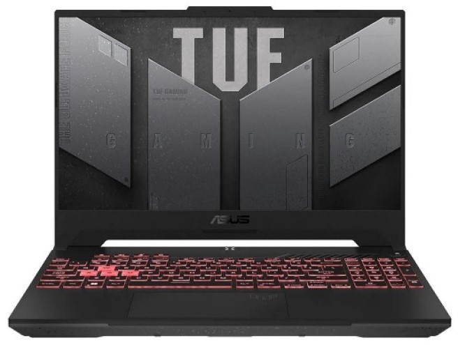 Ноутбук ASUS TUF Gaming F15 FX507ZU4-LP114 90NR0FG7-M009N0 i7-12700H/16GB/1TB SSD/RTX 4050 6GB/15.6 FHD IPS/WiFi/BT/cam/noOS/gray