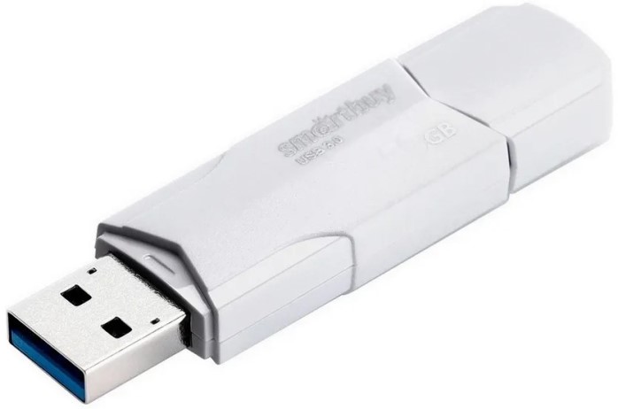 Накопитель USB 2.0 4GB SmartBuy SB4GBCLU-W Clue белый