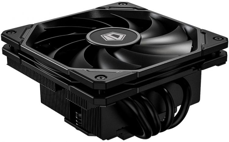 Кулер ID-Cooling IS-65-XT BLACK LGA1700/1200/115X/AM5/AM4 (Cu, 120mm fan, 500-2200rpm, 67.58CFM, 32.3dBa, TDP 125W, 4-pin PWM), низкопрофильный 65mm,