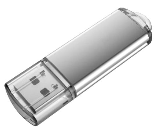 Накопитель USB 2.0 16GB OEM TDF191U2016GS серебро, металл, под нанесение логотипа