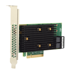 Контроллер SAS Broadcom/LSI 9400-8i SGL (05-50008-01) (PCIe 3.1 x8 LP, Tri-Mode SAS/SATA/NVMe 12G HBA, 8port(1*int SFF8643), 3408 IOC)