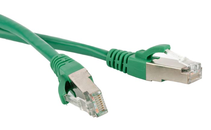 Кабель патч-корд FTP кат 5 Кабель патч-корд F/UTP 5e кат. 1м. Hyperline PC-LPM-STP-RJ45-RJ45-C5e-1M-LSZH-GN LSZH, 1 м, зеленый