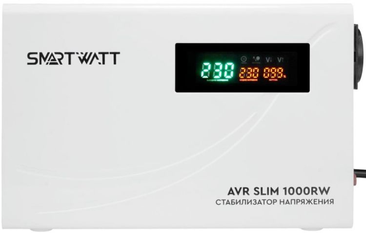 Стабилизатор напряжения SmartWatt AVR SLIM 1000RW настенный