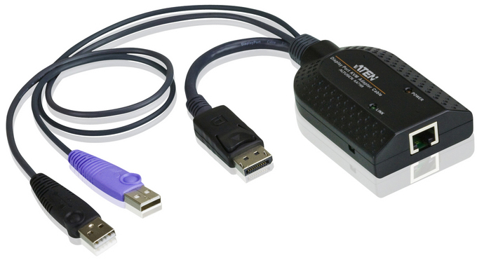 Адаптер KVM Aten KA7169-AX KVM DisplayPort USB, 50 метр., 1xUTP Cat5e, для подкл.комп.к перекл.KH15xxA/KH15xxAi/KL15xxAi/KH25xxA/KN21xxx/41xxx/11xxv/K