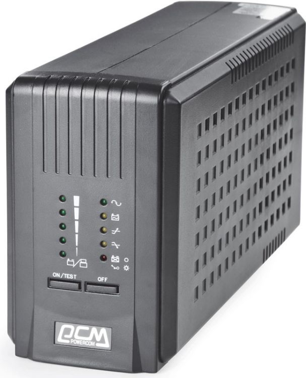   Xcom-Shop Источник бесперебойного питания Powercom SPT-500-II SMART KING PRO+, Интерактивная, 500 ВА / 400 Вт, Tower, IEC, USB, USB