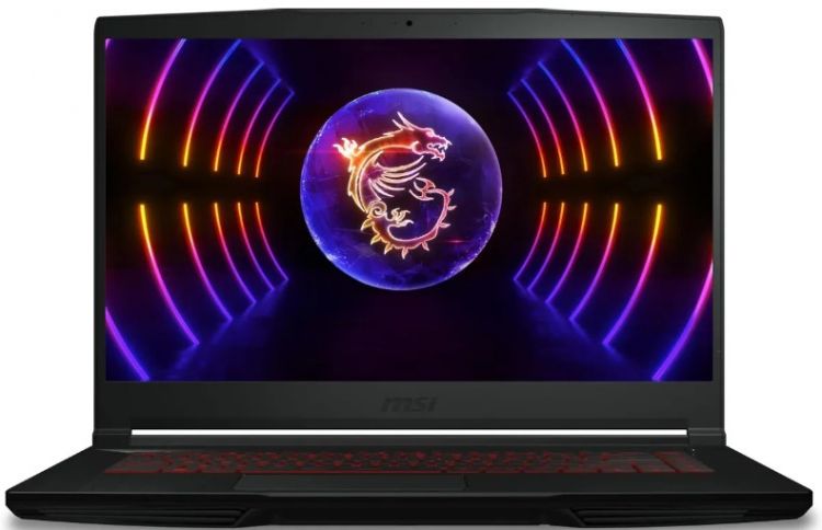 Ноутбук MSI GF63 Thin 12UCX-1037XRU 9S7-16R821-1037 i5-12450H/16GB/256GB SSD/GeForce RTX 2050 4GB/15.6 IPS FHD/WiFi/BT/noOS/black