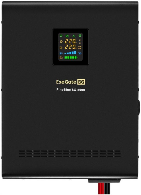 ИБП для котлов Комплект Exegate FineSine SX-5000.LCD.AVR.2SH.T EX296670RUS ИБП EX296004RUS + батарея 100Aч EX285656RUS 4шт (инвертор, синус, для котла, настенный) 50