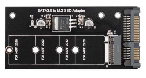 Переходник Exegate EXE-522 EX297542RUS для подключения SSD с разъемом M.2 NGFF к разъему SATA 6G