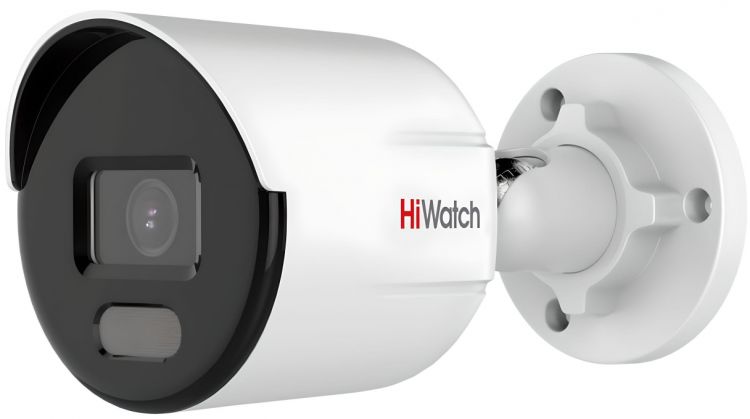   Xcom-Shop Видеокамера IP HiWatch DS-I250L(C)(2.8mm) 2Мп, уличная, цилиндрическая, с LED-подсветкой до 30м и технологией ColorVu