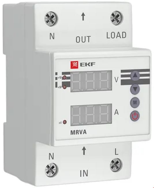 Реле напряжения EKF MRVA-40A с дисплеем