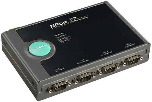 Сервер MOXA NPort 5450-T 4 Port RS-232/422/485 device server