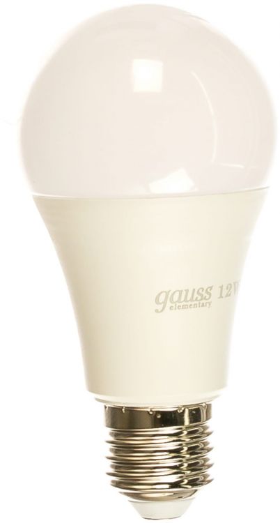 Лампа Gauss 23222P Elementary A60 12W 4100K E27 (2 лампы в упаковке) LED