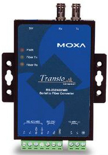 Преобразователь MOXA TCF-142-S-ST-T RS-232/422/485 в одномодовое оптоволокно с расширенным диапазоном рабочих температур