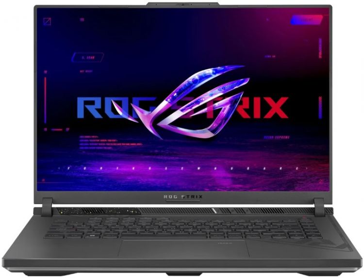 Ноутбук ASUS ROG Strix G16 G614JU-N3110 90NR0CC1-M008T0 i7-13650HX/16GB/512GB SSD/RTX 4050 6GB/16 WUXGA IPS/WiFi/BT/cam/noOS/grey