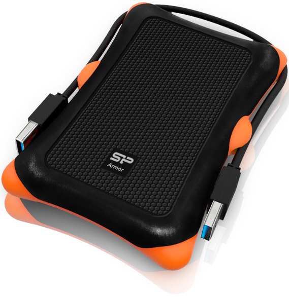 Внешний диск HDD 2.5'' Silicon Power SP020TBPHDA30S3K 2TB Armor A30 USB 3.0 черный