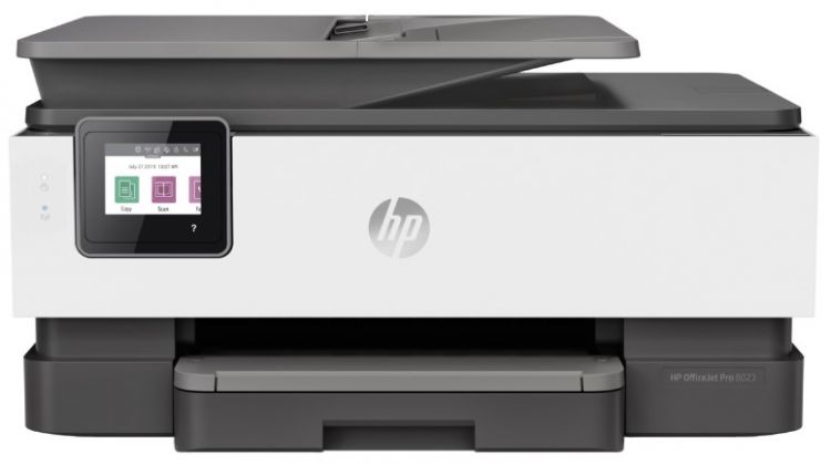 МФУ струйное цветное HP OfficeJet Pro 8023 1KR64B A4, 17/13 стр/мин, дуплекс, AirPrint, WiFi, Ethernet