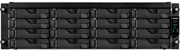 Сетевой накопитель данных ASUSTOR 90IX01B1-BW3S10 AS7116RDX 16BAY/Intel Xeon E-2224 3.4GHz up to 4.6GHz, 4GB SO-DIMM DDR4, noHDD(HDD,SSD)