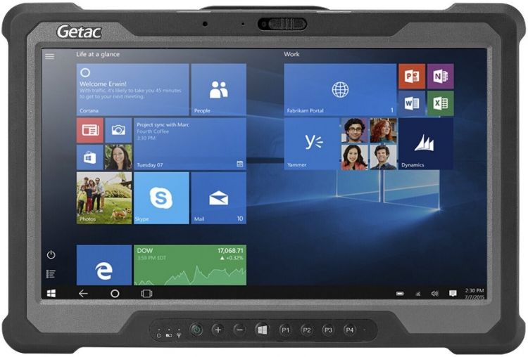 Планшет 14 Getac A140 G2 AM2264QHXDXX i5-10210U/16GB/256GB/UHD graphics/1366x768 touch/WiFi/BT/Win10Pro/black