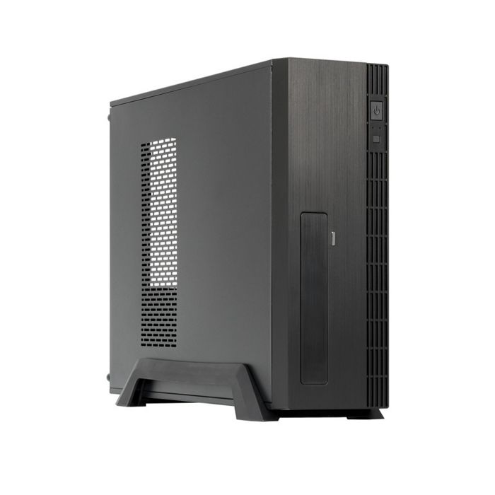 Корпус mATX Chieftec UNI UE-02B-OP черный, без БП, 2*USB 3.0, audio