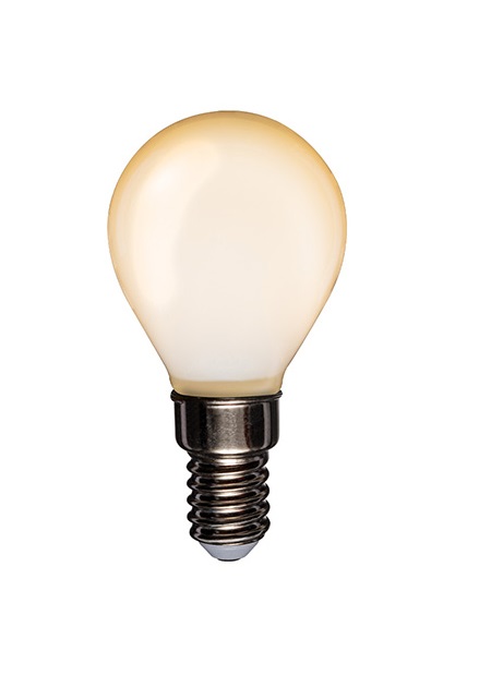 Лампа Rexant 604-133 филаментная шарик GL45 9.5 Вт 915 Лм 2700K E14 матовая колба