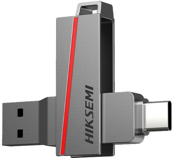 Накопитель USB 3.2 HIKSEMI HS-USB-E307C/128G/U3 DUAL SLIM USB3.2/Type-C