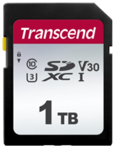  Карта памяти SDXC 1024GB Transcend TS1TSDC300S Class 10, UHS-I U3, V30, 100/85MB/s
