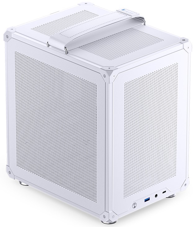 Корпус mini-ITX JONSBO C6-ITX White белый, без БП, USB3.0, USB Type-C, audio