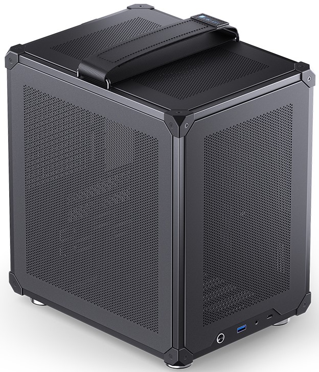 Корпус mini-ITX JONSBO C6-ITX Black черный, без БП, USB3.0, USB Type-C, audio