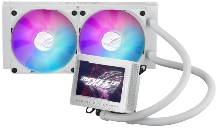 Система охлаждения жидкостная ASUS ROG RYUJIN III 240 ARGB WHT 90RC00K2-M0UAY0 LGA 1700/1200/115x/AMD AM5/AMD AM4 (2x120 mm, 600-2200 RPM, 70.07 CFM,