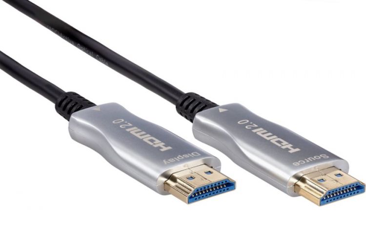 Кабель интерфейсный HDMI-HDMI Telecom TCG2020-10M активный оптический 19M/M,ver. 2.0, 4K/60Hz 10m