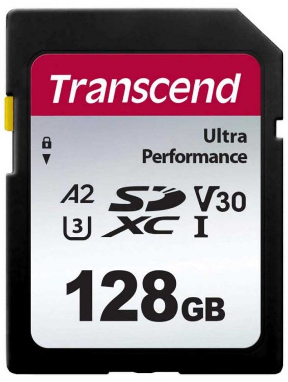   Xcom-Shop Карта памяти SDXC 128GB Transcend TS128GSDC340S 340S UHS-I Class U3 V30 A2