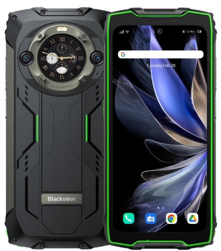 Смартфон Blackview BV9300Pro MT6789V/CD, 8GB, 256GB, IPS, 1080x2388, 2G, 3G, 4G, Android 13, 64Mpix, 32Mpix, NFC, GPS, 802.11 a/b/g/n/ac GSM, NFC, Tou