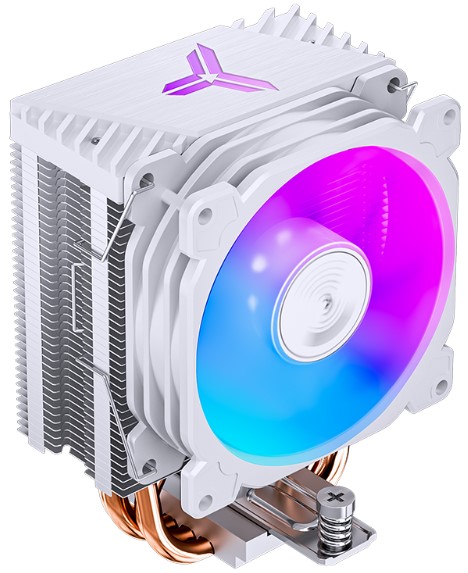 Кулер JONSBO CR-1400 E White LGA115X/1200/1700/AM4/AM5 (92mm fan, 800-2200rpm, 12.95-38.2 CFM, 22.3-33.8dBA, 4-pin PWM)