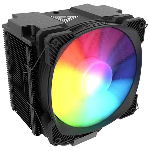 Кулер Montech AIR COOLER 210 ARGB LGA1151/1200/1700/AM4/AM5 (TDP 210W, 1500rpm, 73CFM, 27dBa, 4-pin PWM, black)