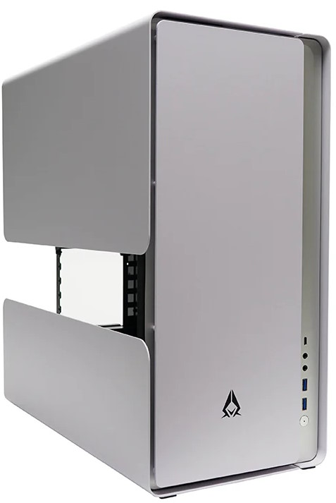 Корпус ATX Azza Cast CSAZ-808W-M белый, без БП, 2xUSB3.0, USB Type-C, audio