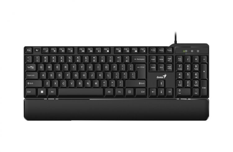   Xcom-Shop Клавиатура Genius KB-100XP 31310050402 USB, BLACK. 104 клавиши + кнопка SmartGenius, кабель 1.5 м