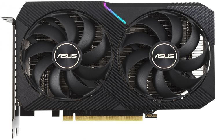 Видеокарта PCI-E ASUS GeForce RTX 3060 DUAL OC (DUAL-RTX3060-O12G-V2) 12GB GDDR6 192bit 8nm 1320/15000MHz HDMI/3*DP