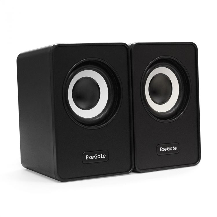 Акустическая система 2.0 Exegate Disco 120 EX287054RUS USB, 2х3Вт (6Вт RMS), 100-20000Гц, черный, Color Box