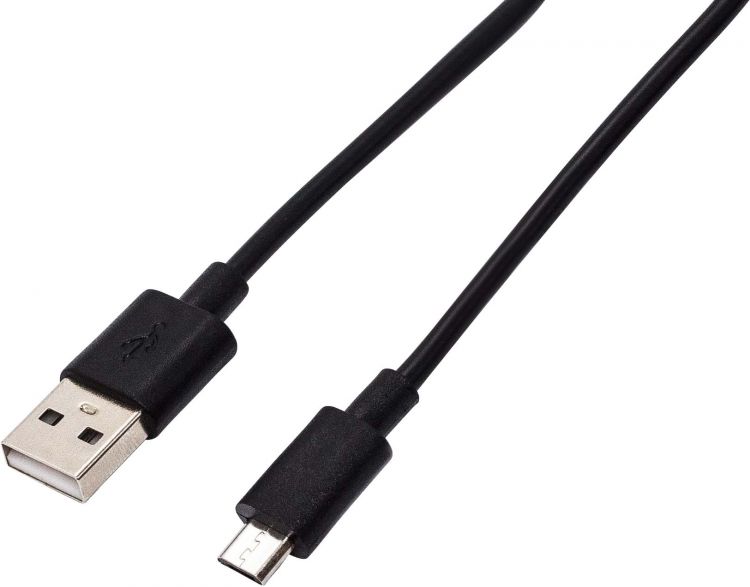 Кабель интерфейсный Filum FL-C-U2-AM-microBM-1M USB 2.0, 1 м., черный, 2A, разъемы: USB A male- USB micro B male, пакет