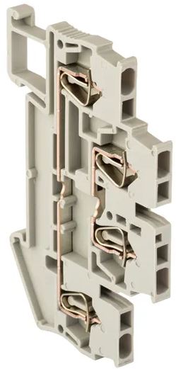 Клеммная колодка EKF plc-jxb-st-6 пружинная JXB-ST-6 57А серая