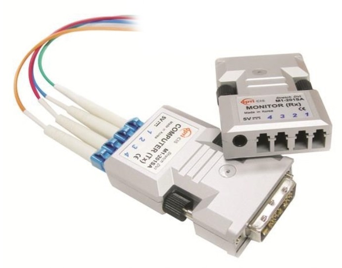 Комплект Opticis M1-201SA-TR миниатюрных устройств для передачи сигнала DVI по оптоволокну