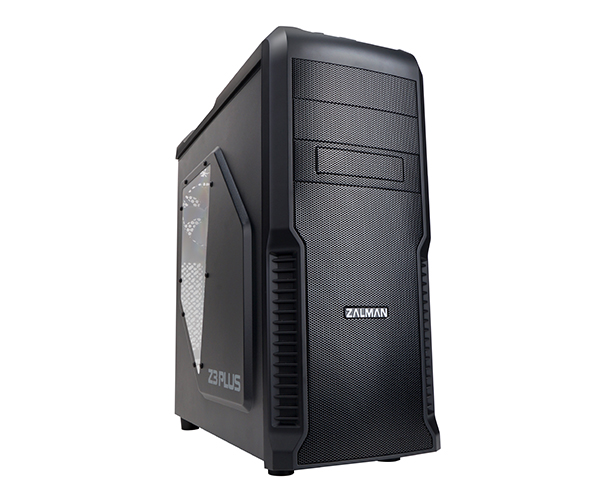 Корпус ATX Zalman Z3 Plus черный, без БП (4x120mm,USB2.0 x 2 + USB3.0,Audio)